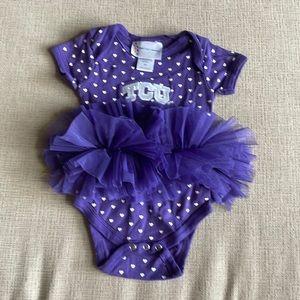 TCU tutu onesie